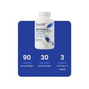 ostrovit magnesium citrate 400 mg b6 90 tabs