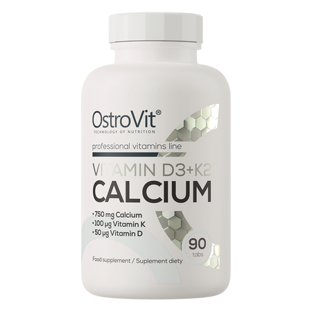 vitamin d3 + k2 + calcium 90 tablets